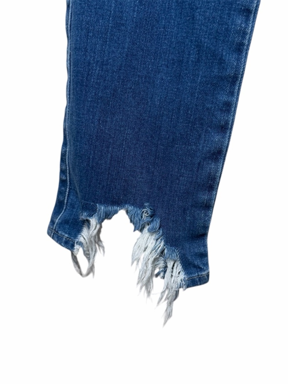 L'AGENCE Harmon Bleach Slim Straight Leg Jeans Size 25 Montana Destruct Denim - Picture 10 of 13